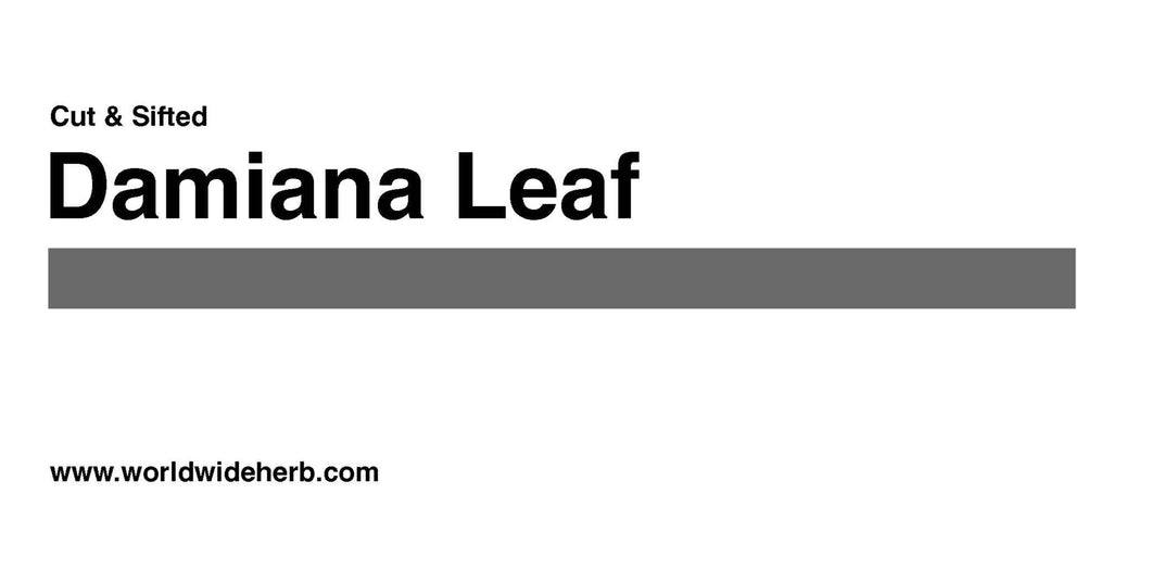 Damiana Leaf 1 oz